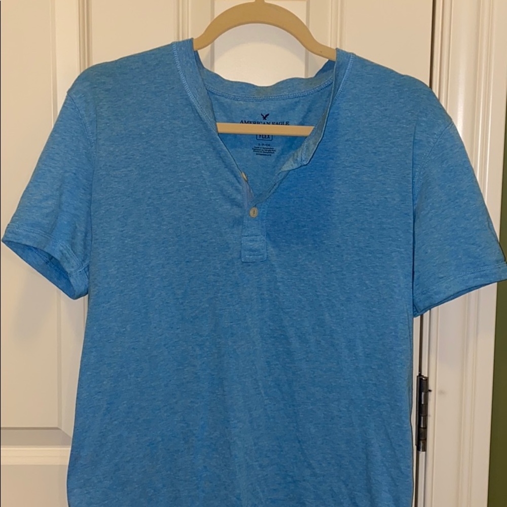 American Eagle Flex 3 Button Collared shirt